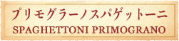 プリモグラーノスパゲットーニ SPAGHETTONI PRIMOGRANO